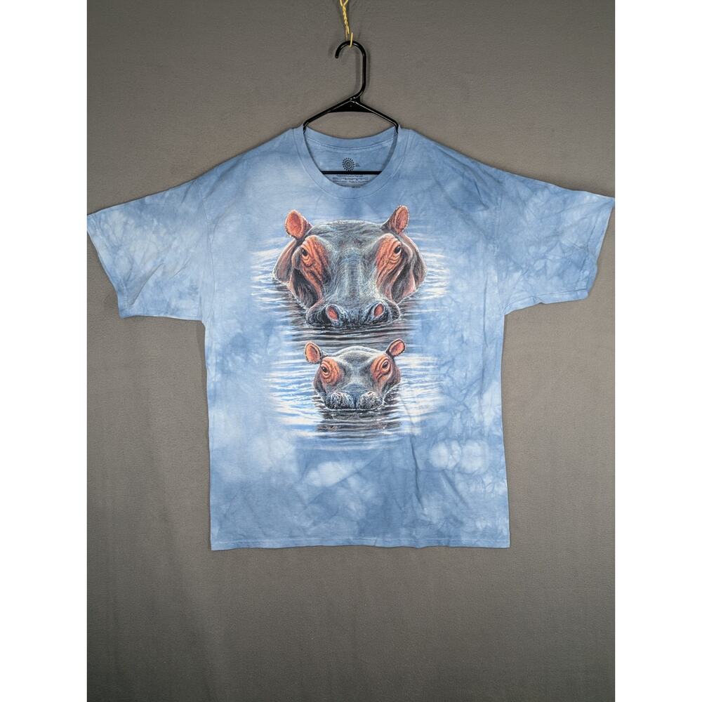 The Mountain Hippo Hippopotamus Graphic T-Shirt Size 2XL XXL